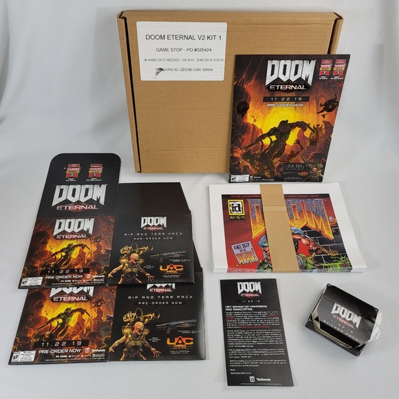 Doom Eternal Gamestop V2 Promo Kit - Picture 16 of 16